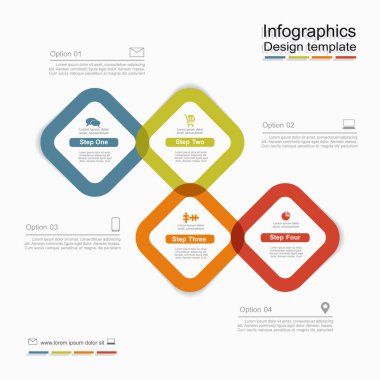 Yer için senin veri şablonu. Vektör çizim.