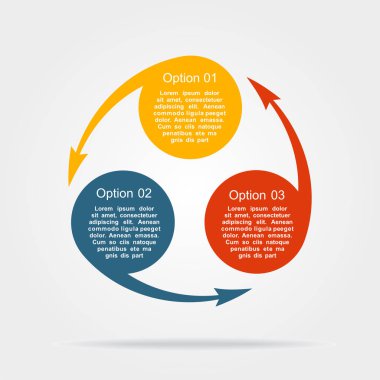 Infographic tasarım şablonu. vektör çizim.