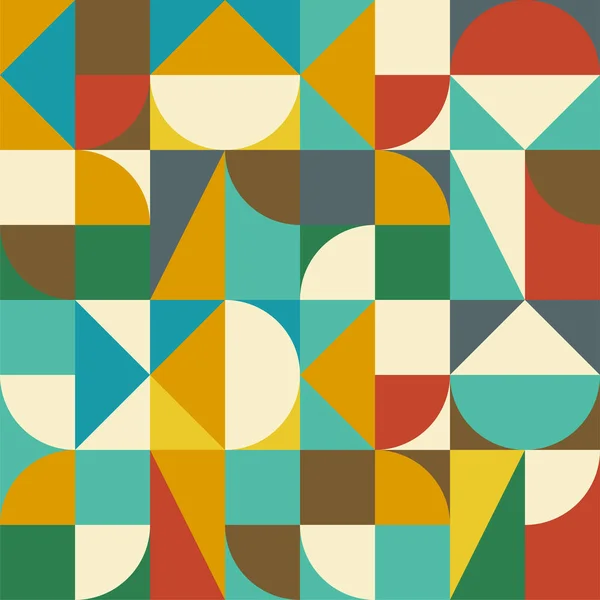 Naadloze geometrische abstracte patroon. Vectorillustratie. — Stockvector