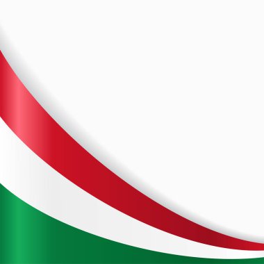 Hungarian flag background. Vector illustration. clipart