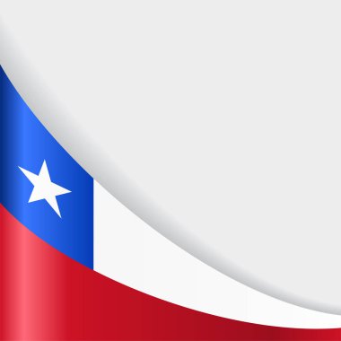 Chilean flag background. Vector illustration. clipart