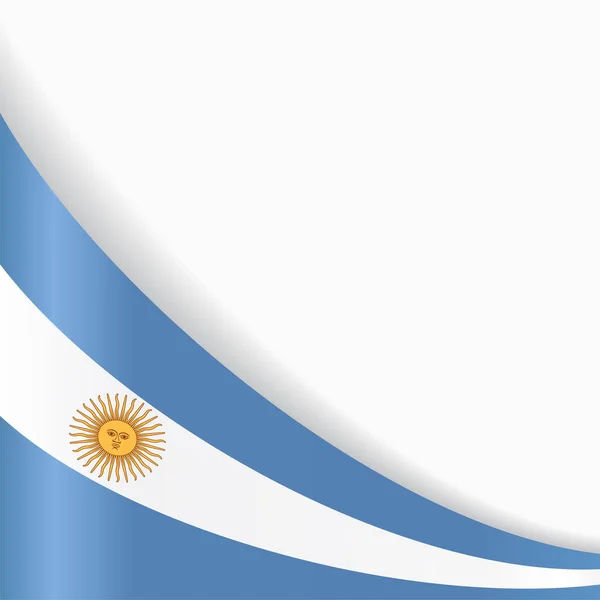 Argentinská vlajka pozadí. Vektorové ilustrace. — Stockový vektor