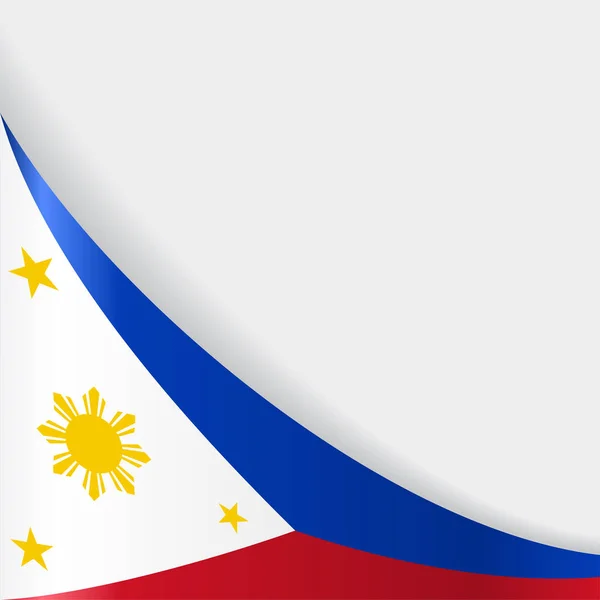 Filipíny vlajky pozadí. Vektorové ilustrace. — Stockový vektor