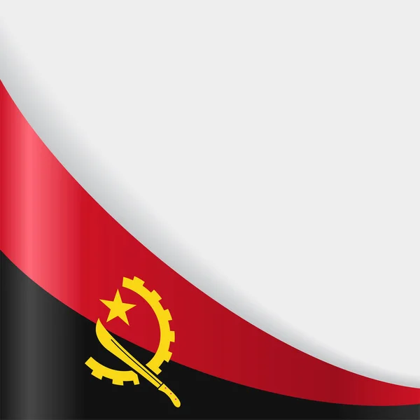 Angolas flagga bakgrund. Vektor illustration. — Stock vektor