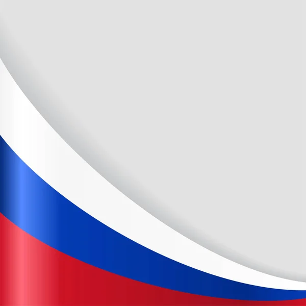 Fondo de la bandera rusa. Ilustración vectorial . — Vector de stock