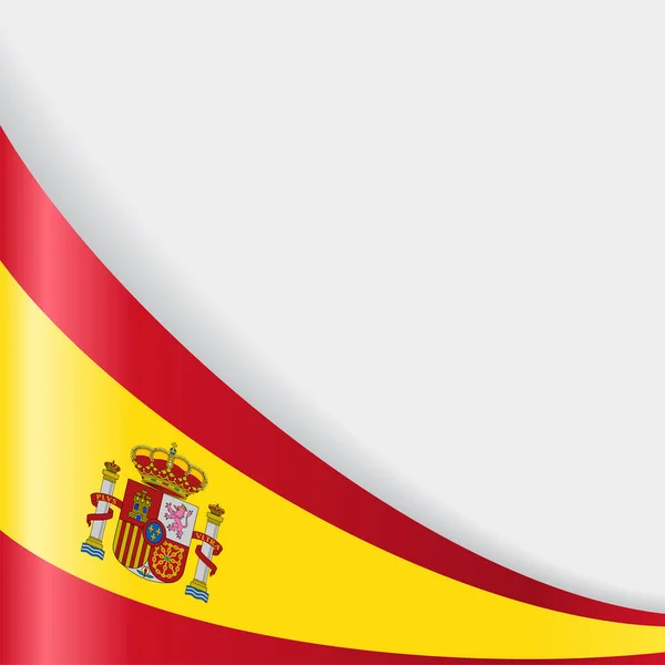 İspanyol bayrağı arka plan. Vektör çizim. — Stok Vektör