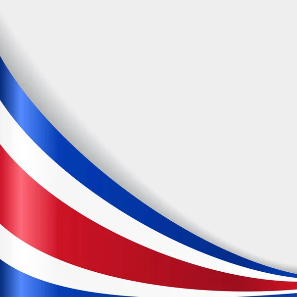 Costa Rica Flagge Hintergrund. Vektorillustration. — Stockvektor