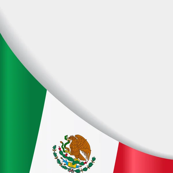 Fond drapeau mexicain. Illustration vectorielle . — Image vectorielle