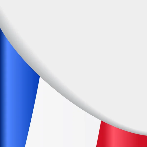French flag background. Vector illustration. — Stock Vector