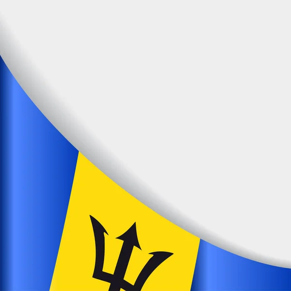 Barbados flagga bakgrund. Vektor illustration. — Stock vektor