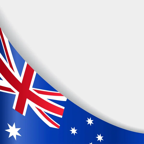 Australian flag background. Vector illustration. — Stock Vector