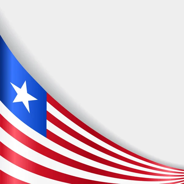 リベリアの旗の背景。ベクトル図. — ストックベクタ