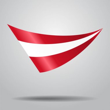 Avusturya bayrağı arka plan. Vektör çizim.