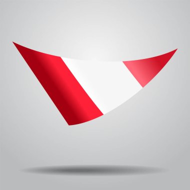 Peru bayrağı arka plan. Vektör çizim.