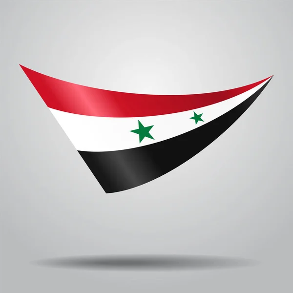 Fond du drapeau syrien. Illustration vectorielle . — Image vectorielle