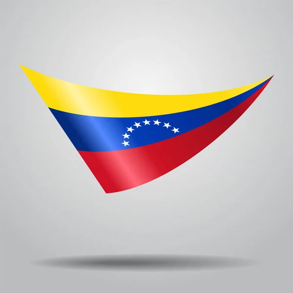 Hintergrund der venezolanischen Flagge. Vektorillustration. — Stockvektor