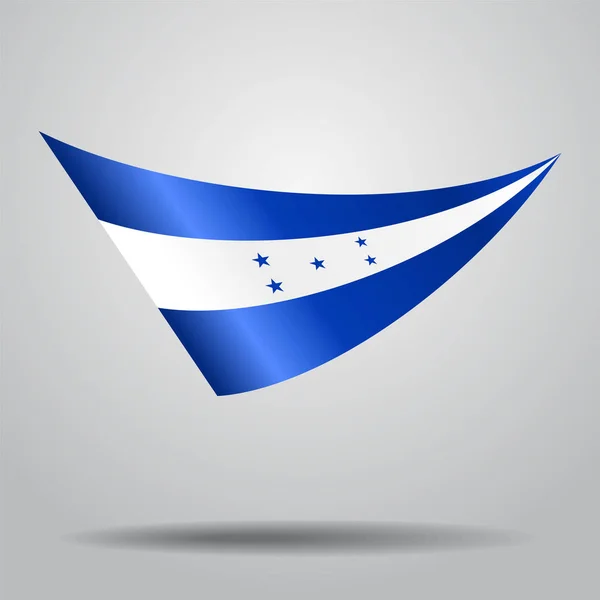 Honduras vlag achtergrond. Vectorillustratie. — Stockvector