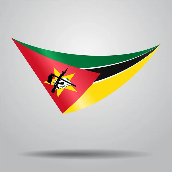 Mozambique flag background. Vector illustration. — Stock Vector