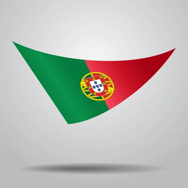Fundo da bandeira portuguesa. Ilustração vetorial . —  Vetores de Stock