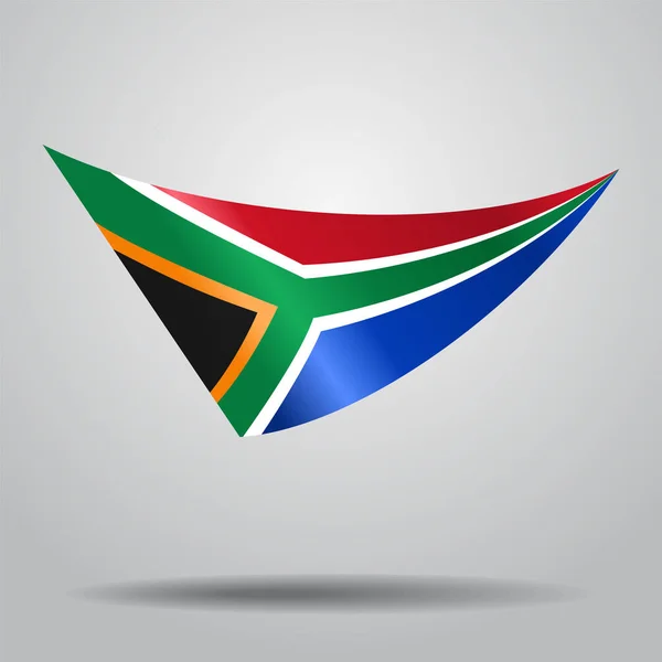 南アフリカの国旗背景。ベクトル図. — ストックベクタ