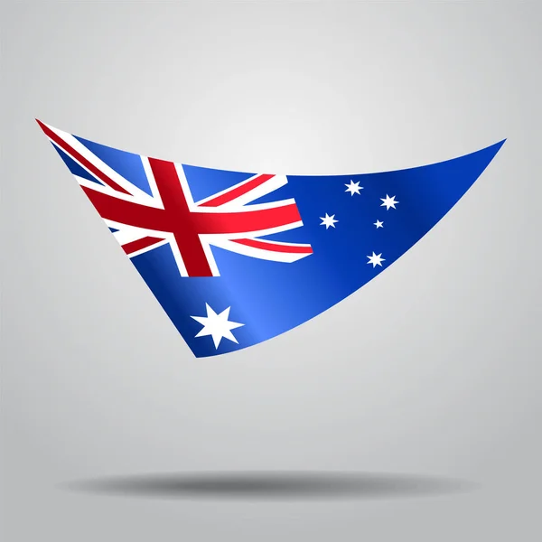 Australian flag background. Vector illustration. — Stock Vector