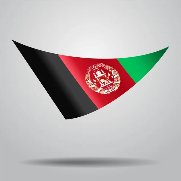 Fondo de bandera de Afganistán. Ilustración vectorial . — Vector de stock