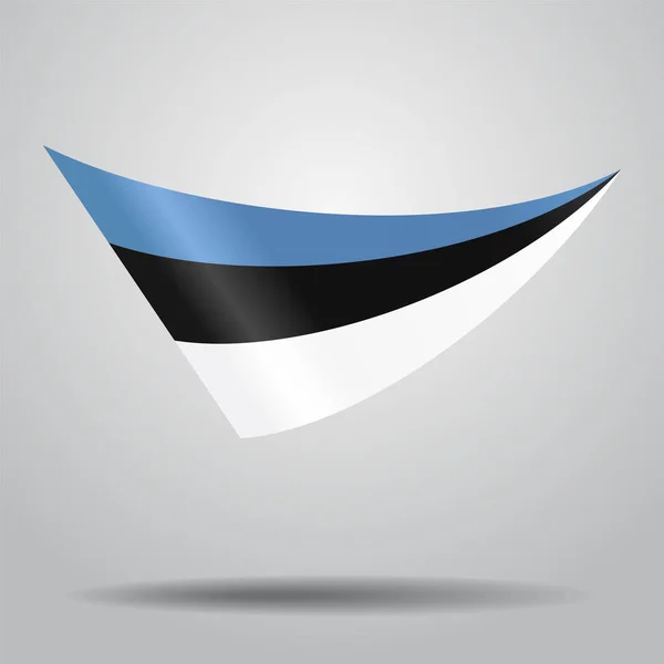 エストニア語の旗の背景。ベクトル図. — ストックベクタ