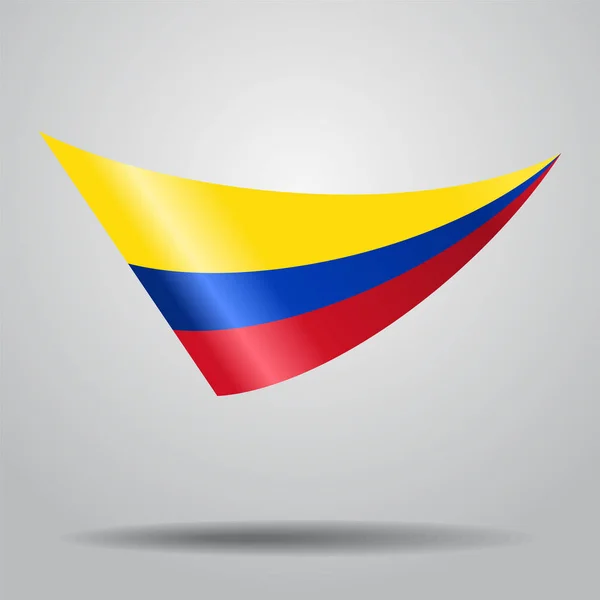 Kolumbijská vlajka pozadí. Vektorové ilustrace. — Stockový vektor