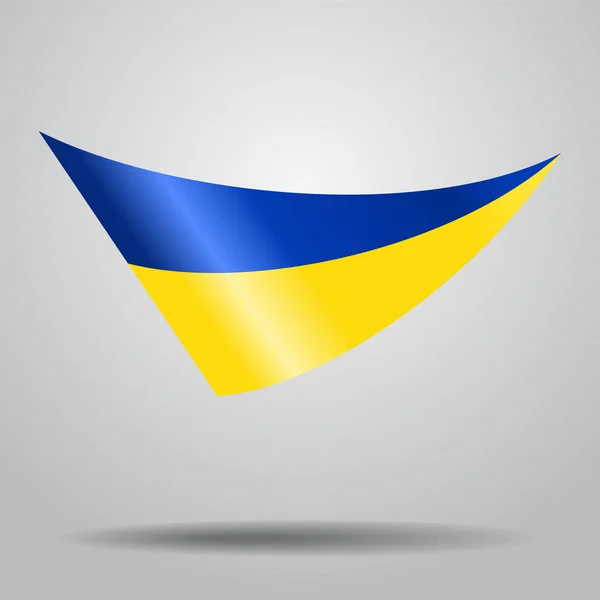 Ukrainian flag background. Vector illustration. — Stock Vector