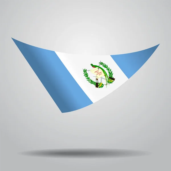 Guatemalan flag background. Vector illustration. — Stock Vector
