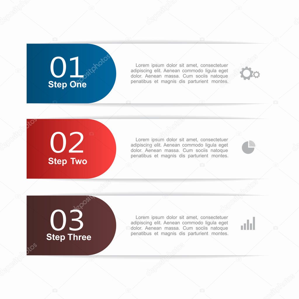 Infographic template. Can be used for workflow layout, diagram, business step options, banner, web design.