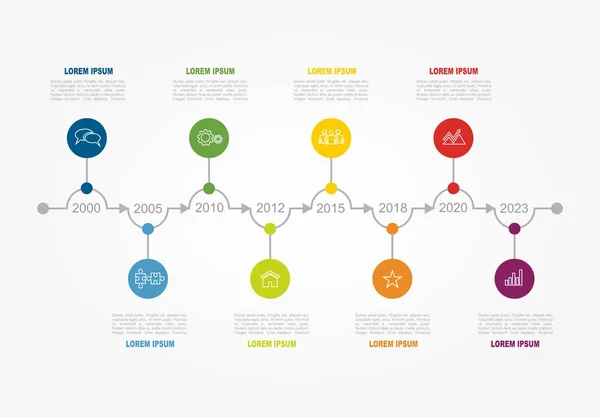 Plantilla infográfica. Ilustración vectorial . — Vector de stock