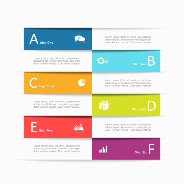 Modelo infográfico. Ilustração vetorial . — Vetor de Stock