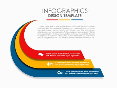 Infographic şablonu. Vektör çizim. İş akışı düzeni, diyagram, iş adım seçenekleri, afiş için kullanılabilir.
