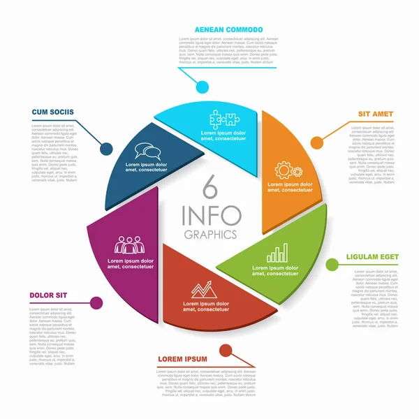 Infographic design template με θέση για τα δεδομένα σας. Εικονογράφηση διανύσματος. — Διανυσματικό Αρχείο