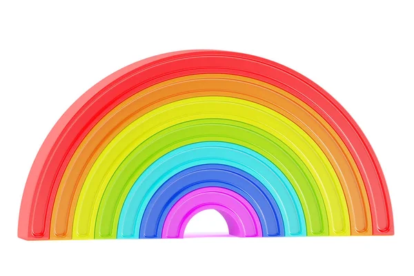 Abstract cartoon styled rainbow — Stock Photo, Image