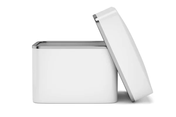 Modelo de mockup de caixa vazia em branco — Fotografia de Stock