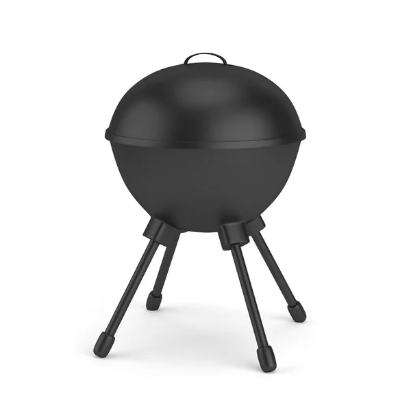 Węgiel drzewny czajnik barbecue-grill — Zdjęcie stockowe