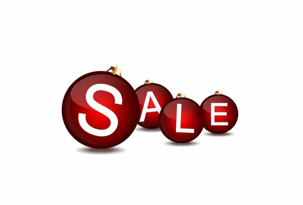 Winter sale layout — Stock Photo, Image