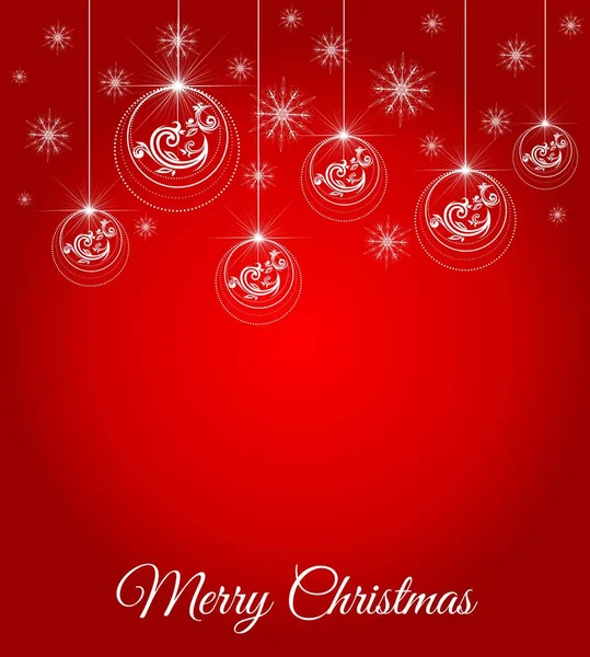 Weihnachtsgrußkarte — Stockfoto