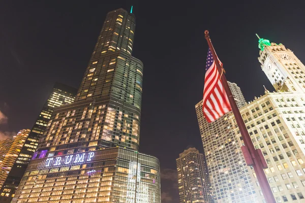 Trump Tower v Chicagu — Stock fotografie