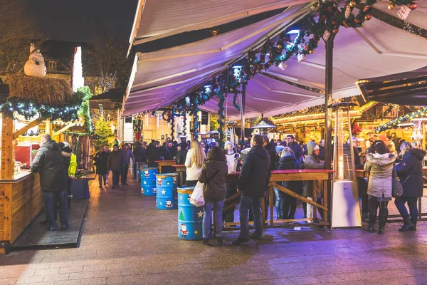 Christmas market in Luxembourg — Stock Photo, Image