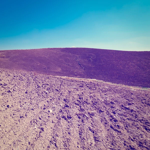 Colline in pendenza della Sicilia — Foto Stock