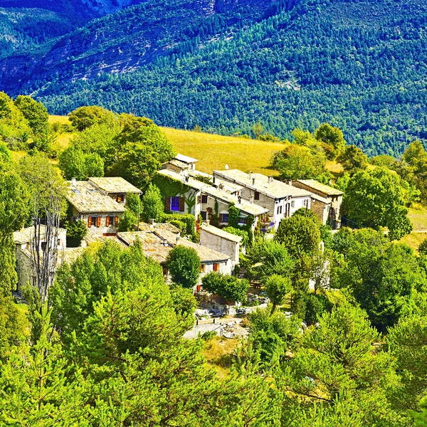 Village in Alps — Stock Photo, Image