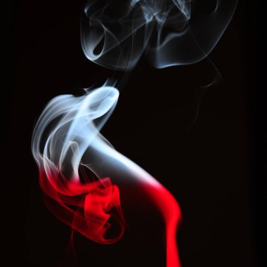 soyut duman eğrileri