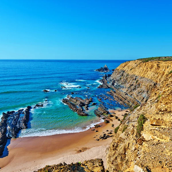 Oceano Atlantico in Portogallo — Foto Stock