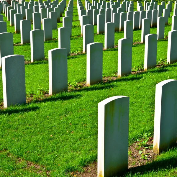 Britský vojenský hřbitov v Bavorsku — Stock fotografie