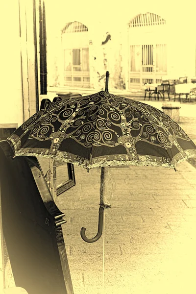 Old Vintage Umbrella on the Street — Stock Photo, Image