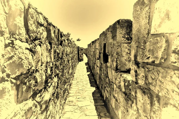 Kudüs'ün eski şehri çevreleyen duvarlar — Stok fotoğraf