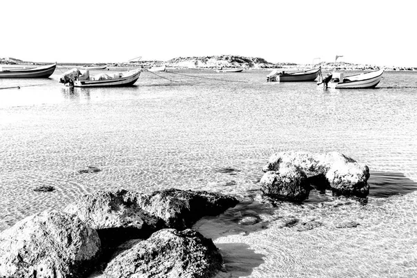 Fischerboote vor Anker — Stockfoto